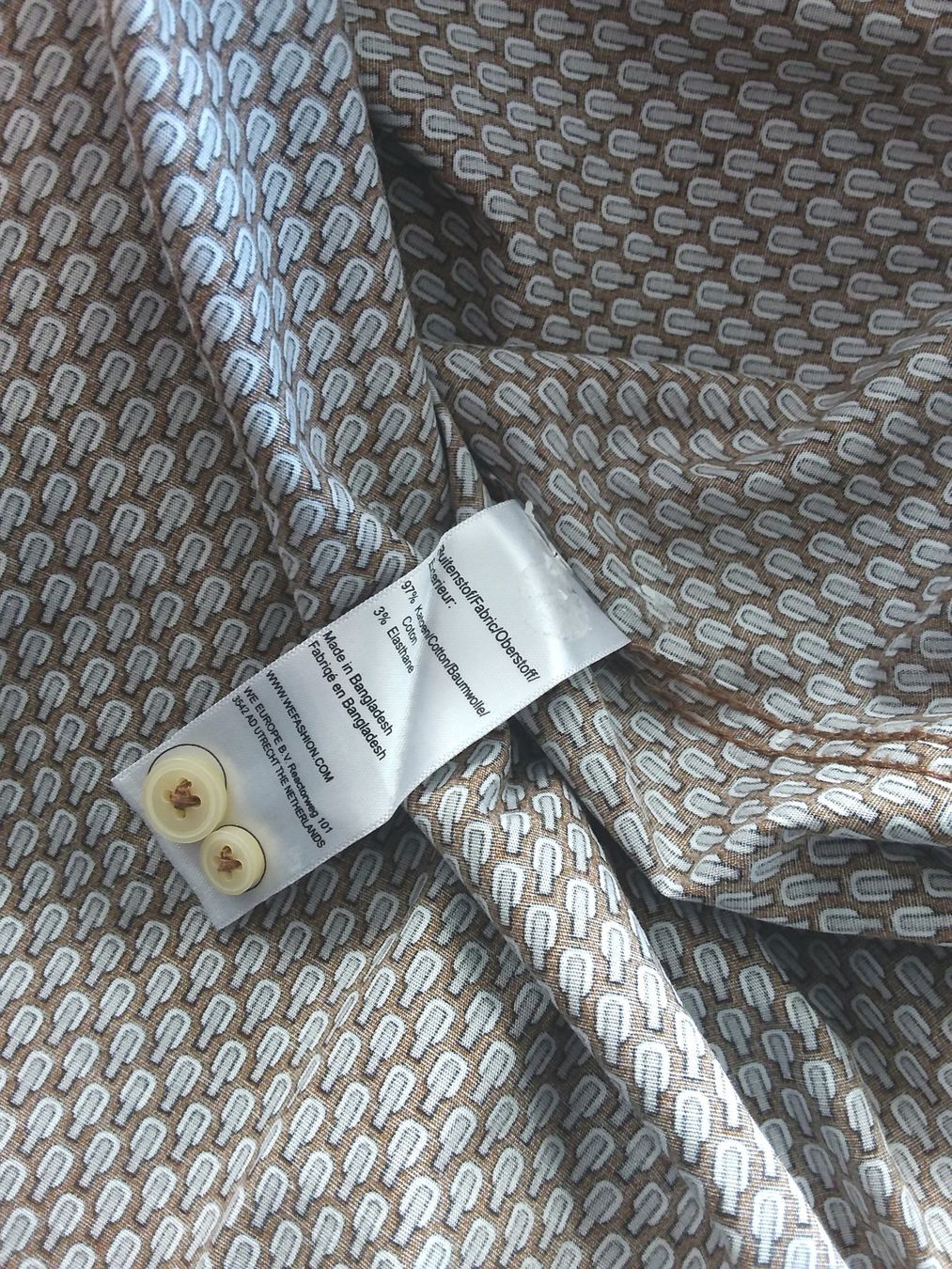 We Camicie: WE Hemd, "secret finish"  Gr L, braun – Usato da Immensee venduto da Btrutmann 3