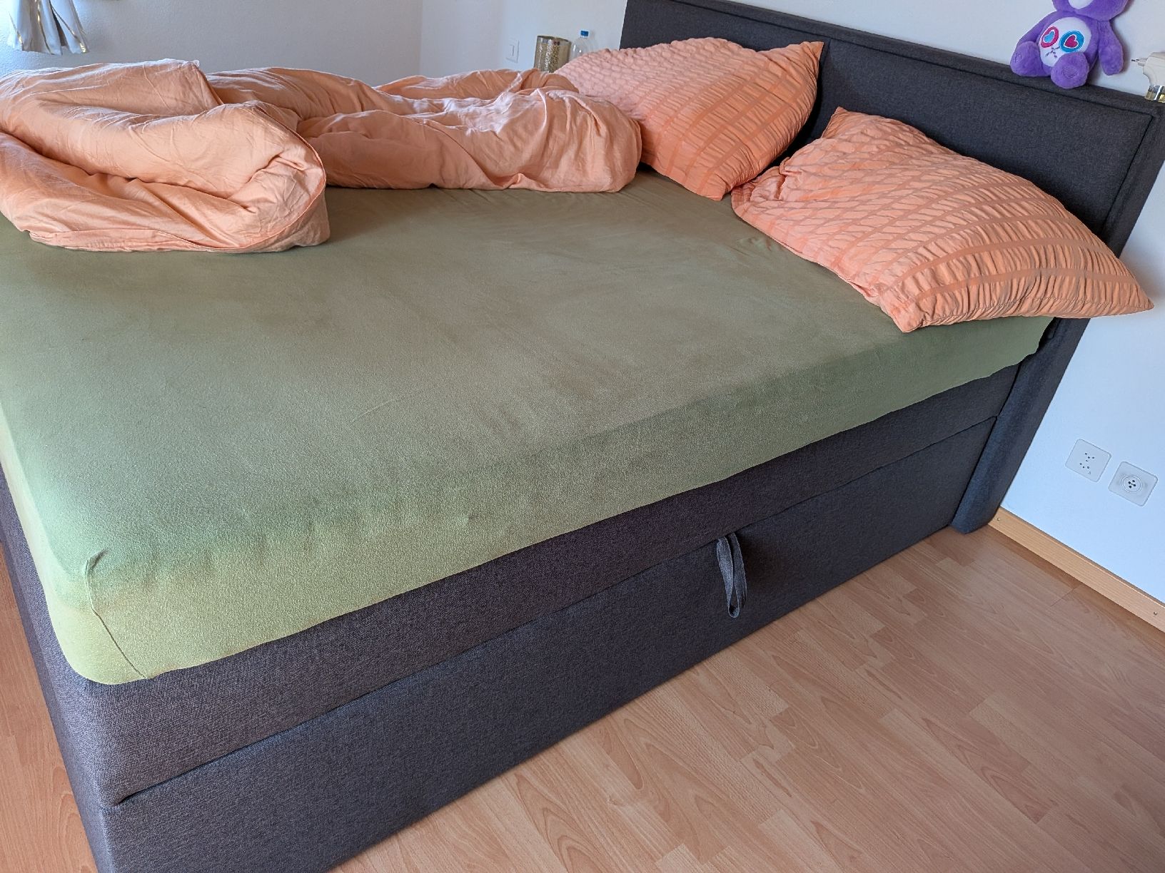 Conforama Betten: Boxspringbett 160x200 grau – Gebraucht aus Glattfelden von ayl_zst9 1