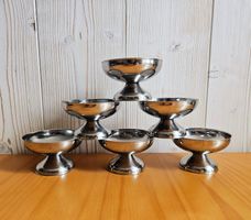 Coupes Schalen Eisbecher Glacebecher acier inox Edelstahl