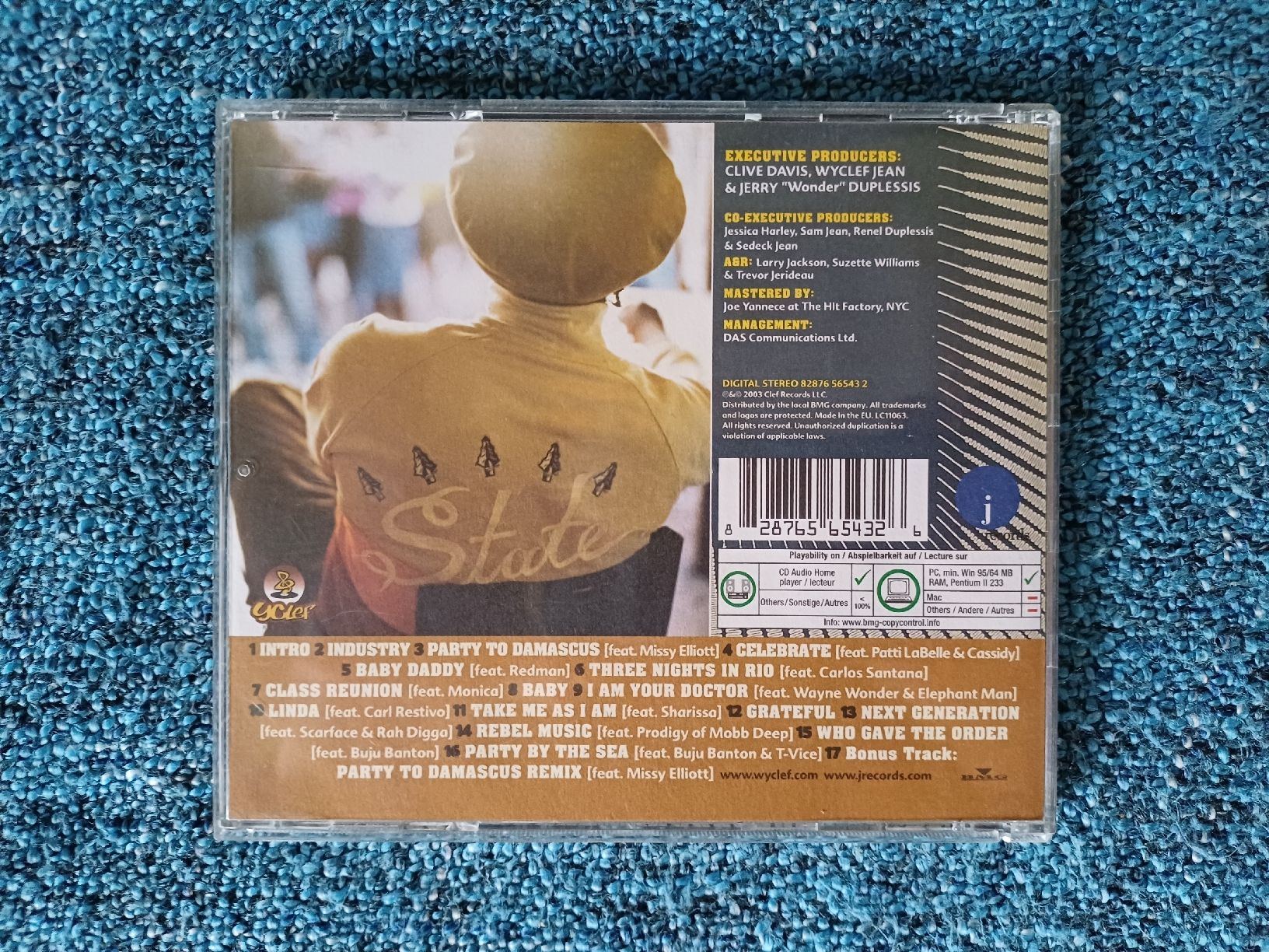 CD: Wyclef Jean "The Preacher's Son" CD – Usato da Begnins venduto da Drastic-Sound 1