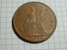 Großbritannien 1 Penny, 1966