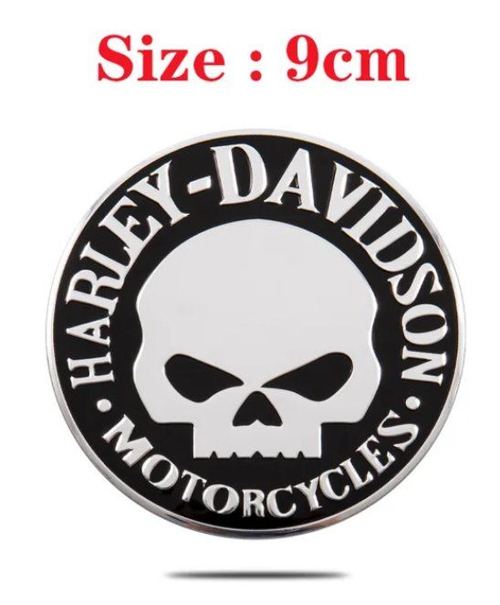 Sticker: Sticker Alu Harley Davidson Skull – Nuovo e nell'imballaggio originale da Allens venduto da MADE.IN.ROCK.N.ROLL 1