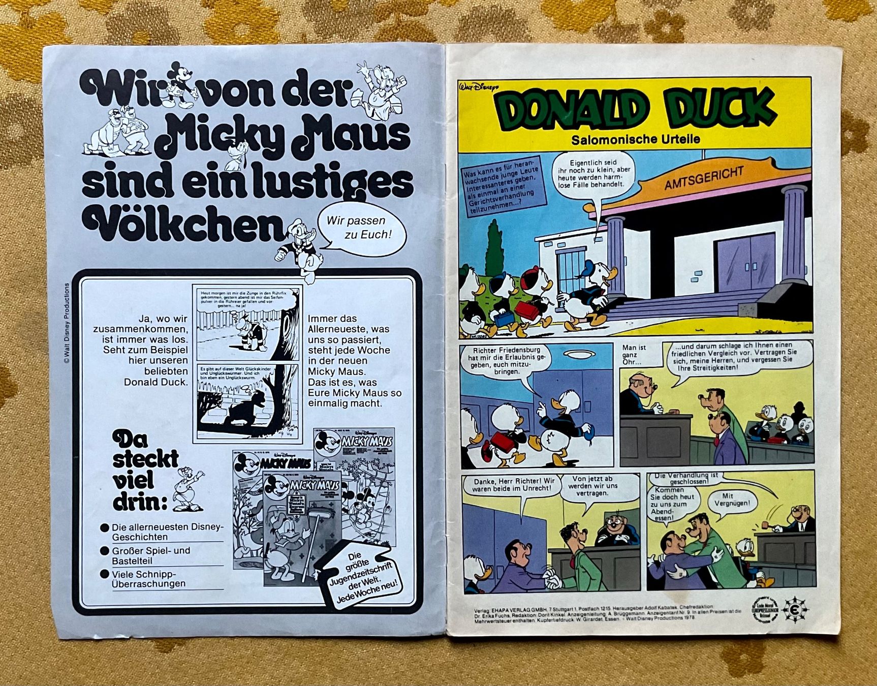 Comics: Donald Duck Sonderheft Nr 54 von 1978 – Gebraucht aus Endingen von nathan05 1