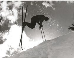 Vintage, Wintersport, Skiakrobatik, Culver Pictures