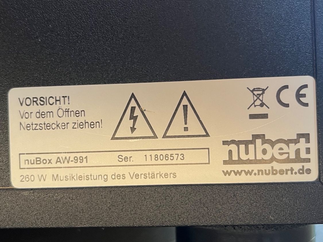 Nubert Casse acustiche: Subwoofer Nubert AW-991 – Usato da Grenchen venduto da Sclaude 7