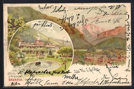 Litho Interlaken, Hotel u. Pension Bavar