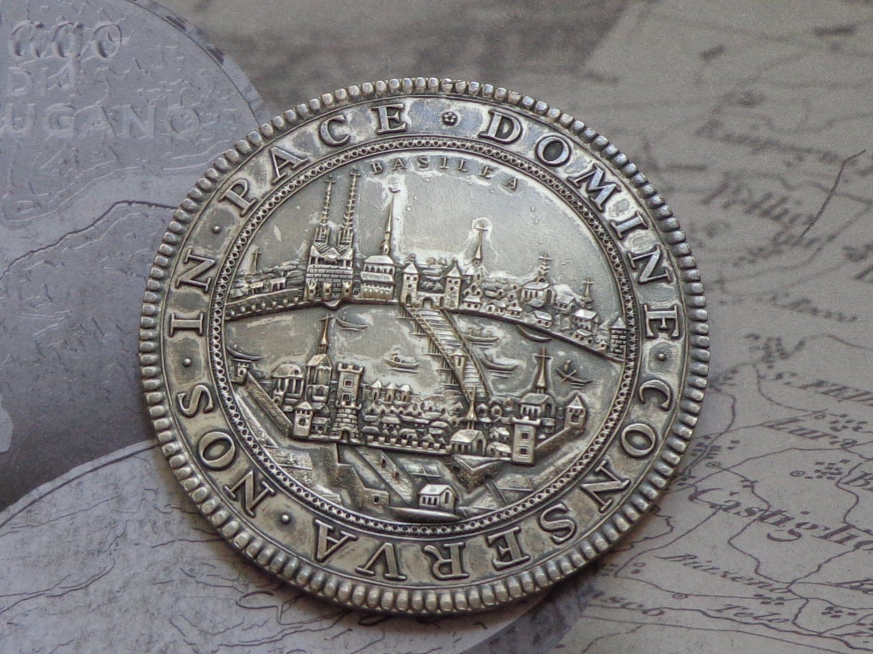 Medaglie: Médaille Basilea Domine Conserva nos in pace 1958 – Usato da Pully venduto da UCA01