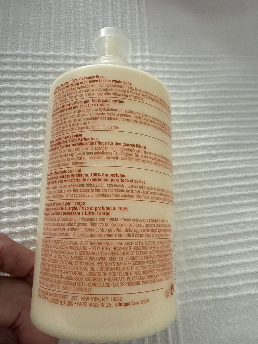 Idratazione: NEU***CLINIQUE BODY LOTION 400 ml***TOP GESCHENK*** – Nuovo e nell'imballaggio originale da Zürich venduto da Ceca52 2