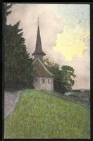AK Bern, Kapelle beim Inselspital, 1911