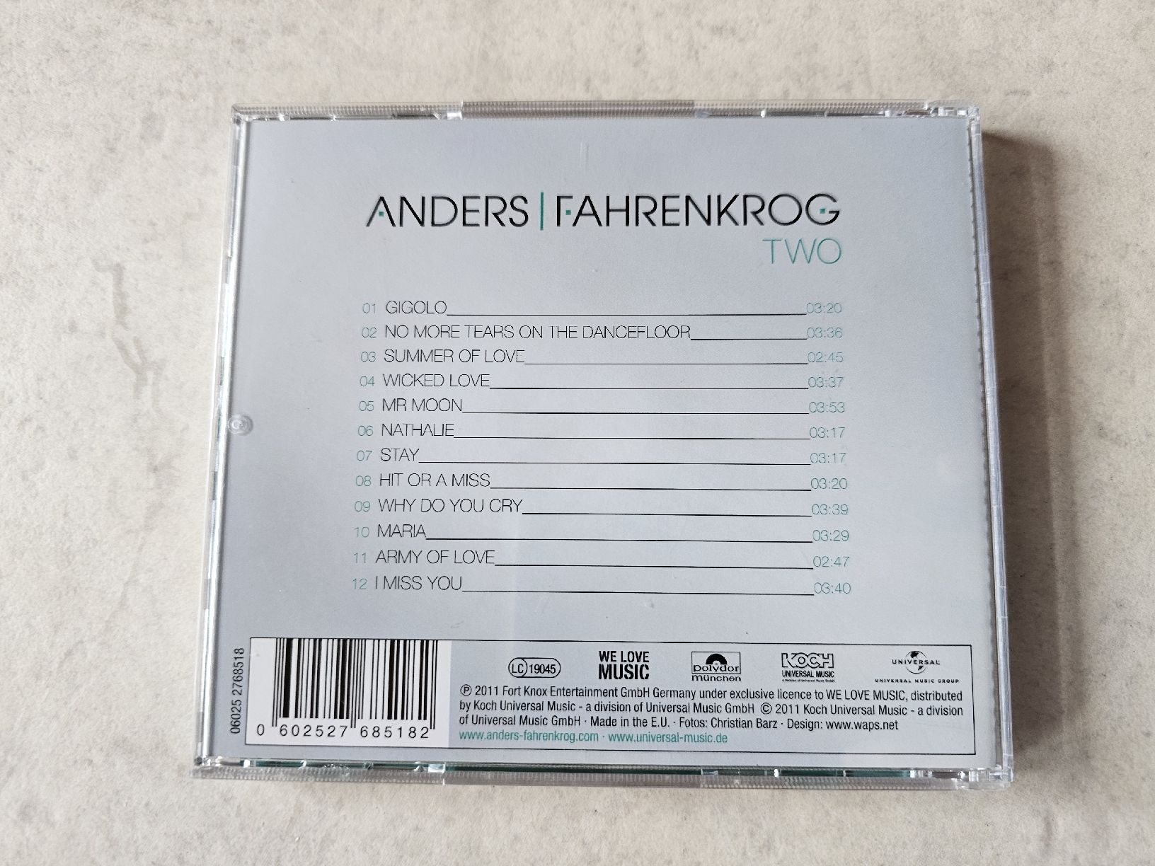 CD: Anders  /  Fahrenkrog  -  Two – Usato da Schneisingen venduto da backstore24 1