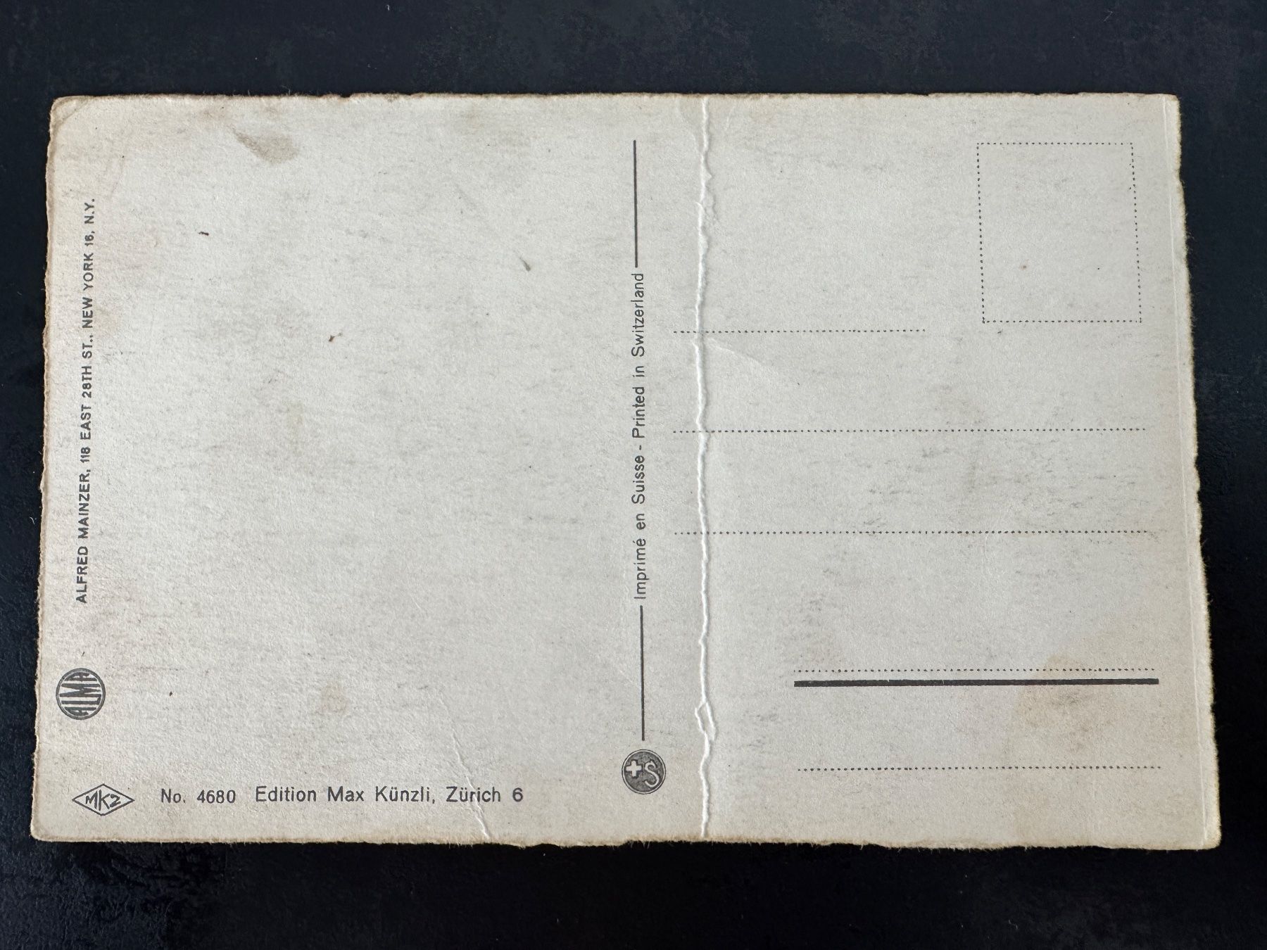 Cartoline postali: Altes Papier-Ephemera mit Katzenmotiv – Usato da Egg b. Zürich venduto da chantilly-lace 1