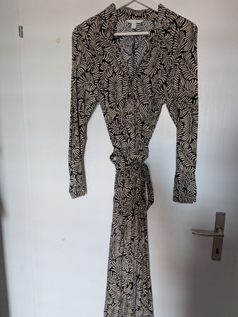 Blusen Kleid mit Gurt und Kragen 