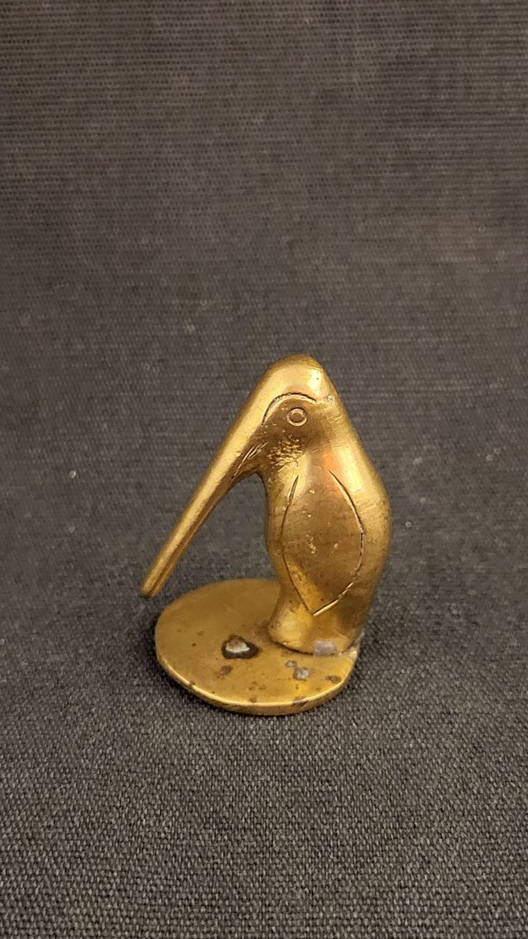 Figurines: Bronze-/Messing-Vogel KIWI – D'occasion à Basel par spinne02