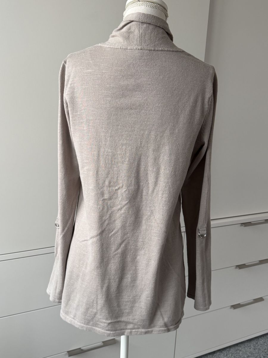 Jacken: Feinstrick-Cardigan in Beige Einheitsgrösse – Gebraucht aus Wilen b. Wil von Huibuh 1