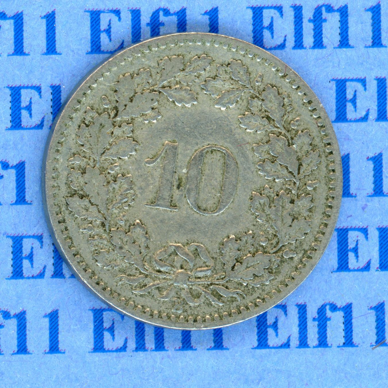 Tutti le monete: CHF___0.10 1904 ss 10 Rappen – Usato da Widnau venduto da Elf11 1