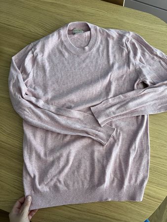  Sfera Men Pullover rosa Baumwolle,  Grösse M