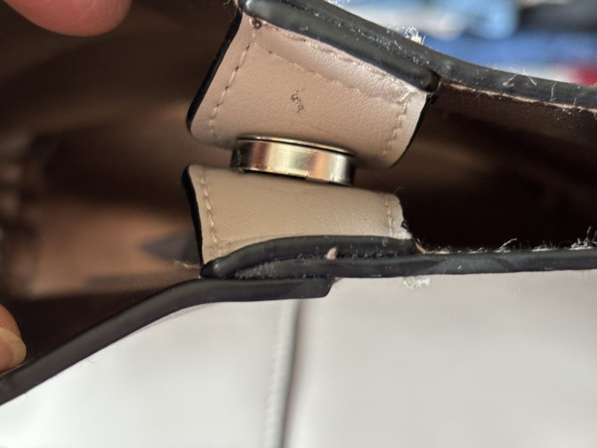 Taschen: Hellbeige Schultertasche – Gebraucht aus Kesswil von Branca-01 5