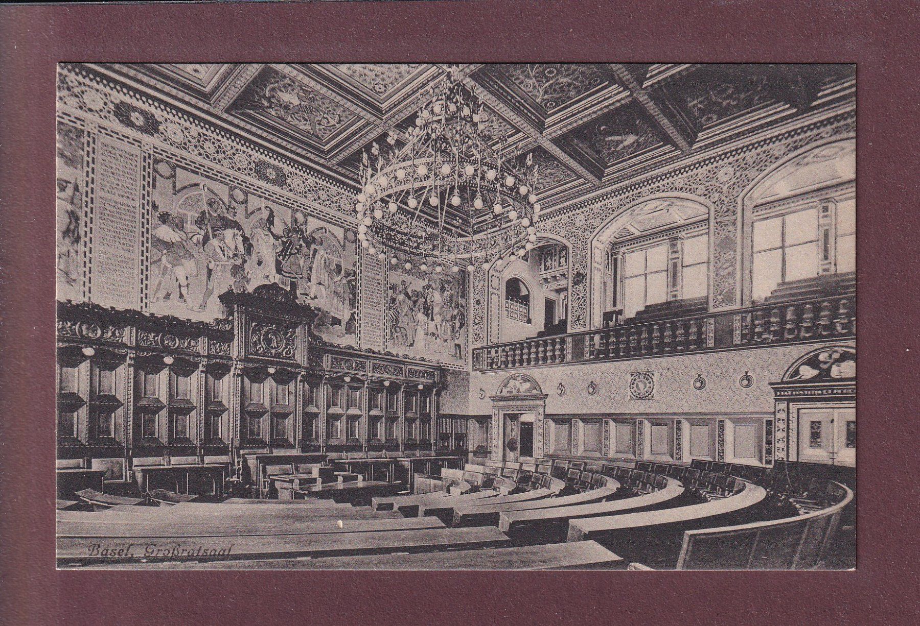 Cartes postales: BASEL - Grossratsaal – D'occasion à Pully par nicecards