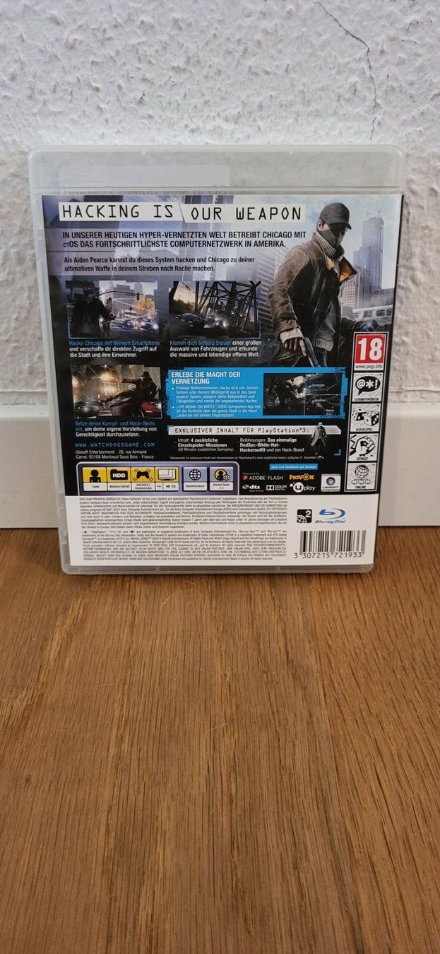 Sony Giochi: PS 3 - Watch Dogs – Usato da Münsingen venduto da DigitaleSpielecke 1