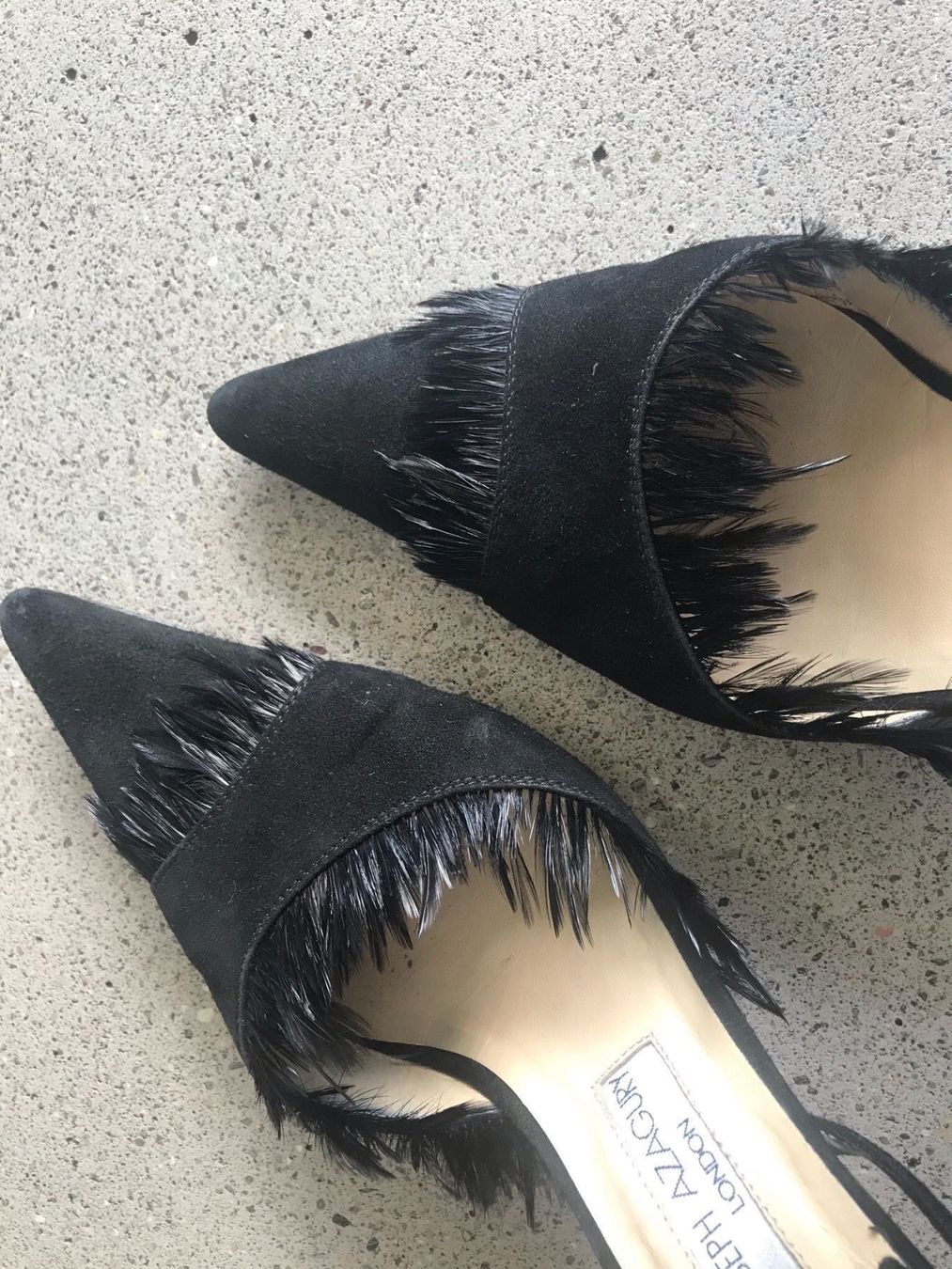 Chaussures femmes: Edle Pumps mit Federn, Gr. 39,5, Preisreduktion – D'occasion à Richterswil par Solemare47Nicole 1