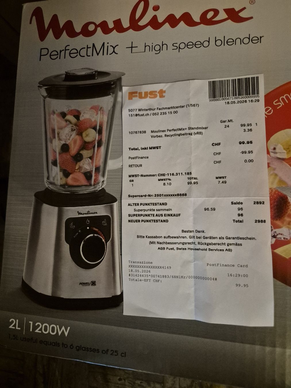 Moulinex Elettrodomestici da cucina: Mixer zu verkaufen  – Nuovo e nell'imballaggio originale da Winterthur venduto da Giacinto9 1