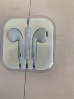 Kopfhörer weiss mit Kabel und Fernbedienung Neu