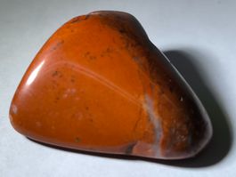 Einzigartiger roter Jaspis Trommelstein Handschmeichler!