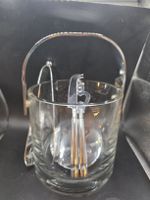 Design Kristallglas 80er Eiswürfelbehälter Orrefor schweden