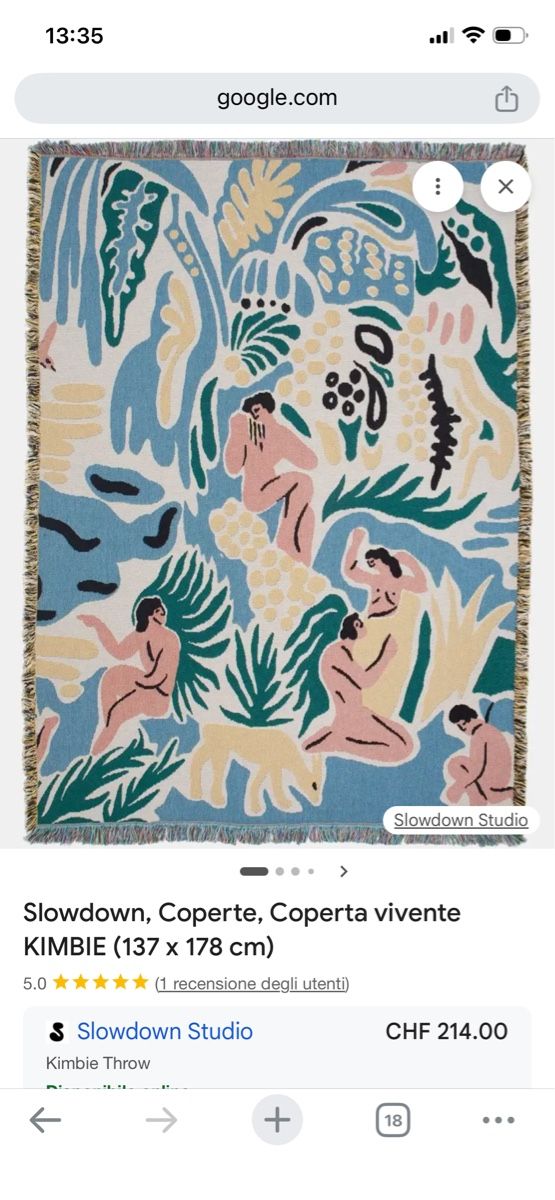 Coperte: Slowdown studio blanket KIMBIE (137 x 178 cm) – Usato da Basel venduto da ana_6yp9 2