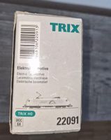 Leerkarton / OVP Trix H0 22091 E-Lok "TX Logistik" BR 22091