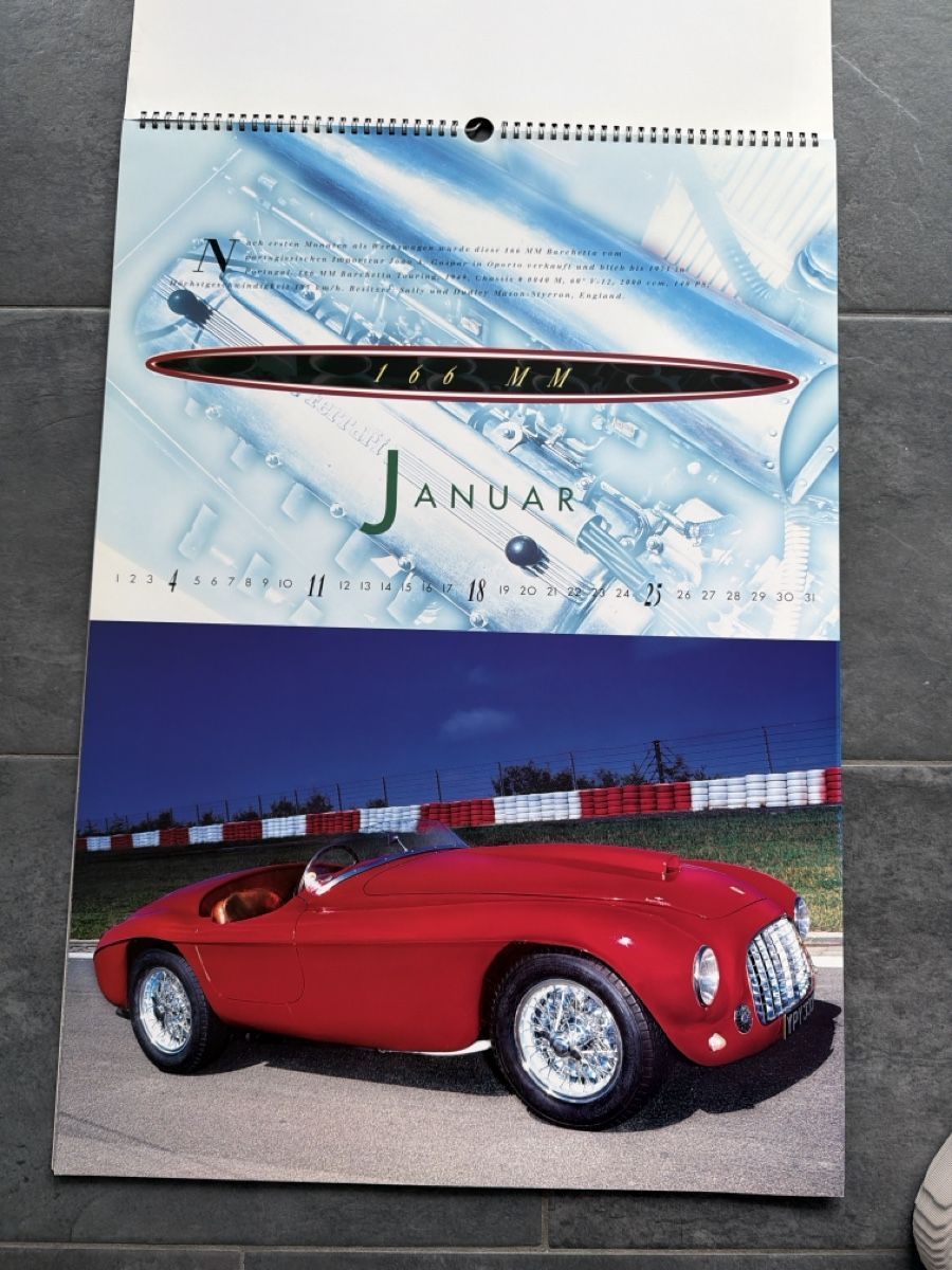 Ferrari Kalender: Original Ferrari Kalender 1998 – Gebraucht aus Wolfwil von Rolex1 2