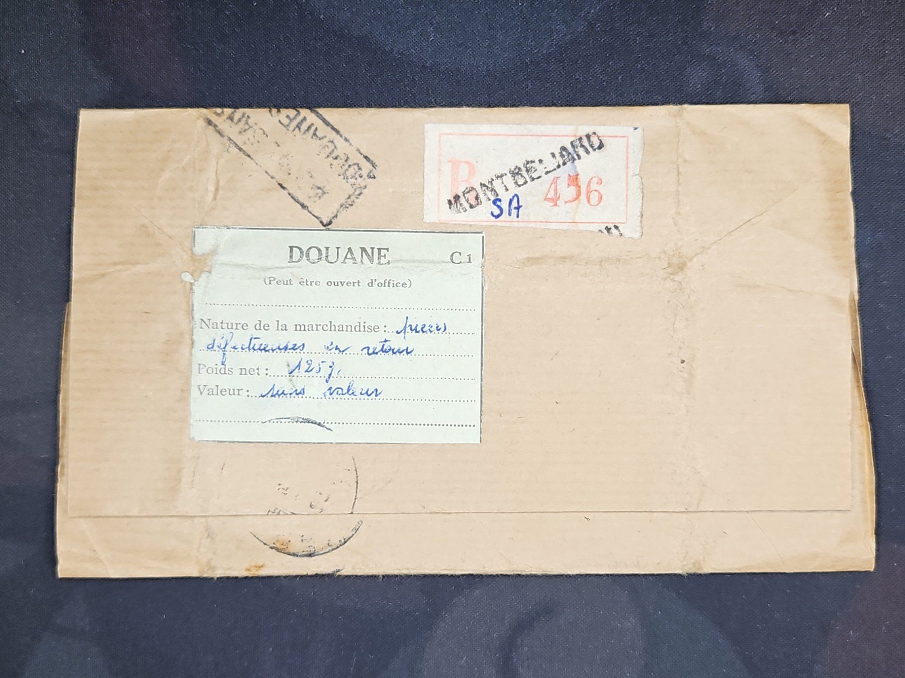 Tutti i francobolli: CL25 Document + Timbre France 19xx – Usato da Cousset venduto da Patrick_Collections 1