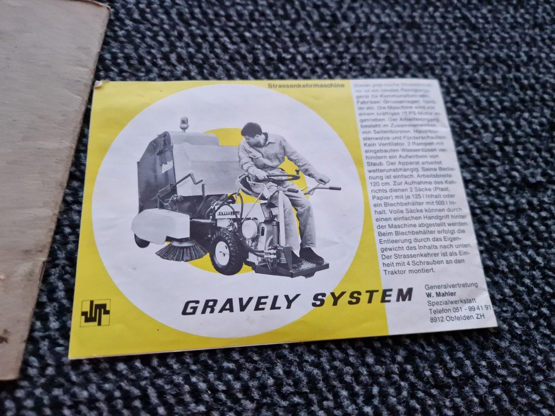 Traktoren: Original Unterlagen Gravely Tractor, Traktor Einachser – Gebraucht aus Dürnten von Bachtel84 6
