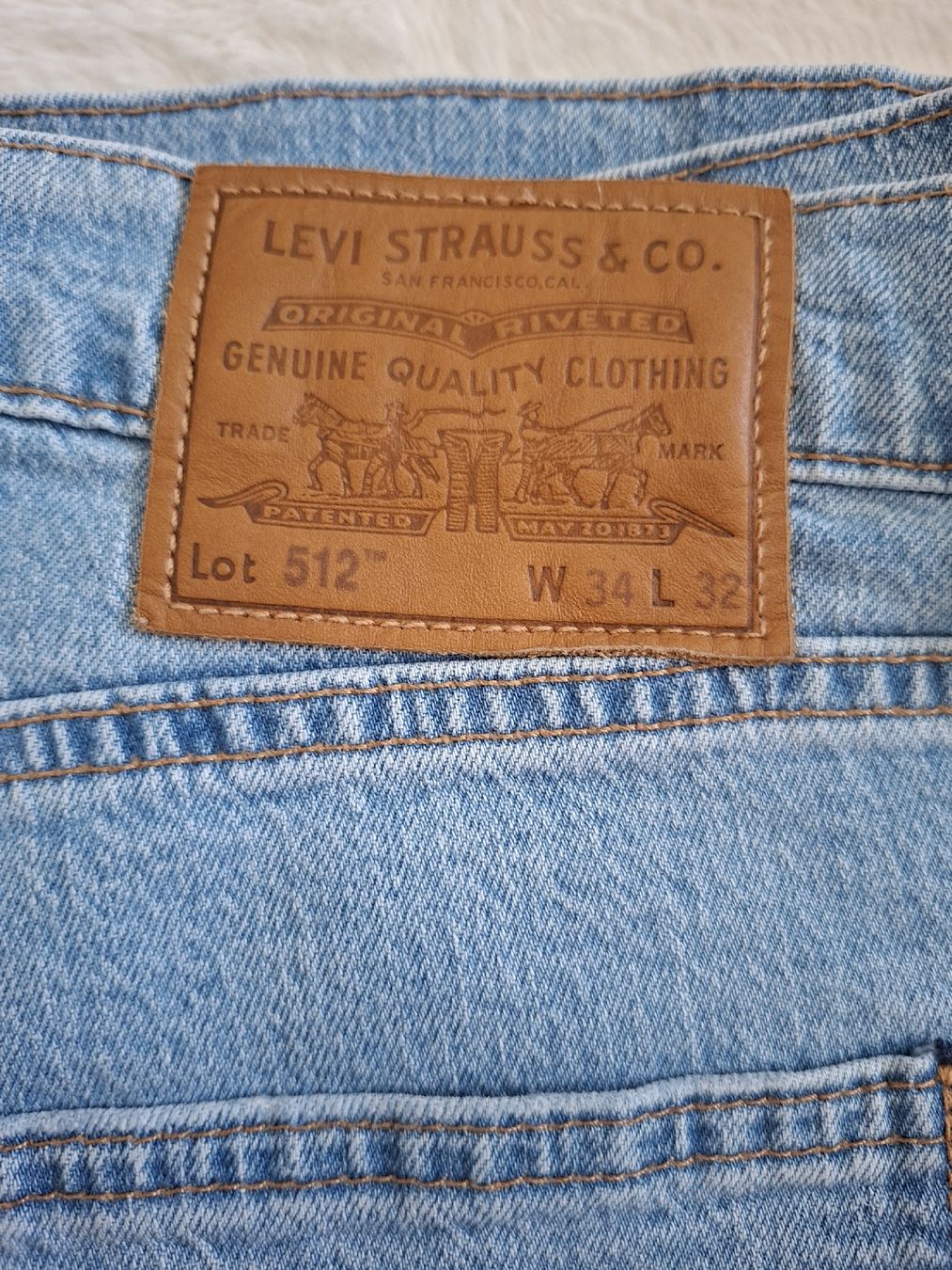 Levi's Jeans: Jean Levi's 512 W34 L32 bleu use – Usato da Renens VD venduto da ser_j2fn 1