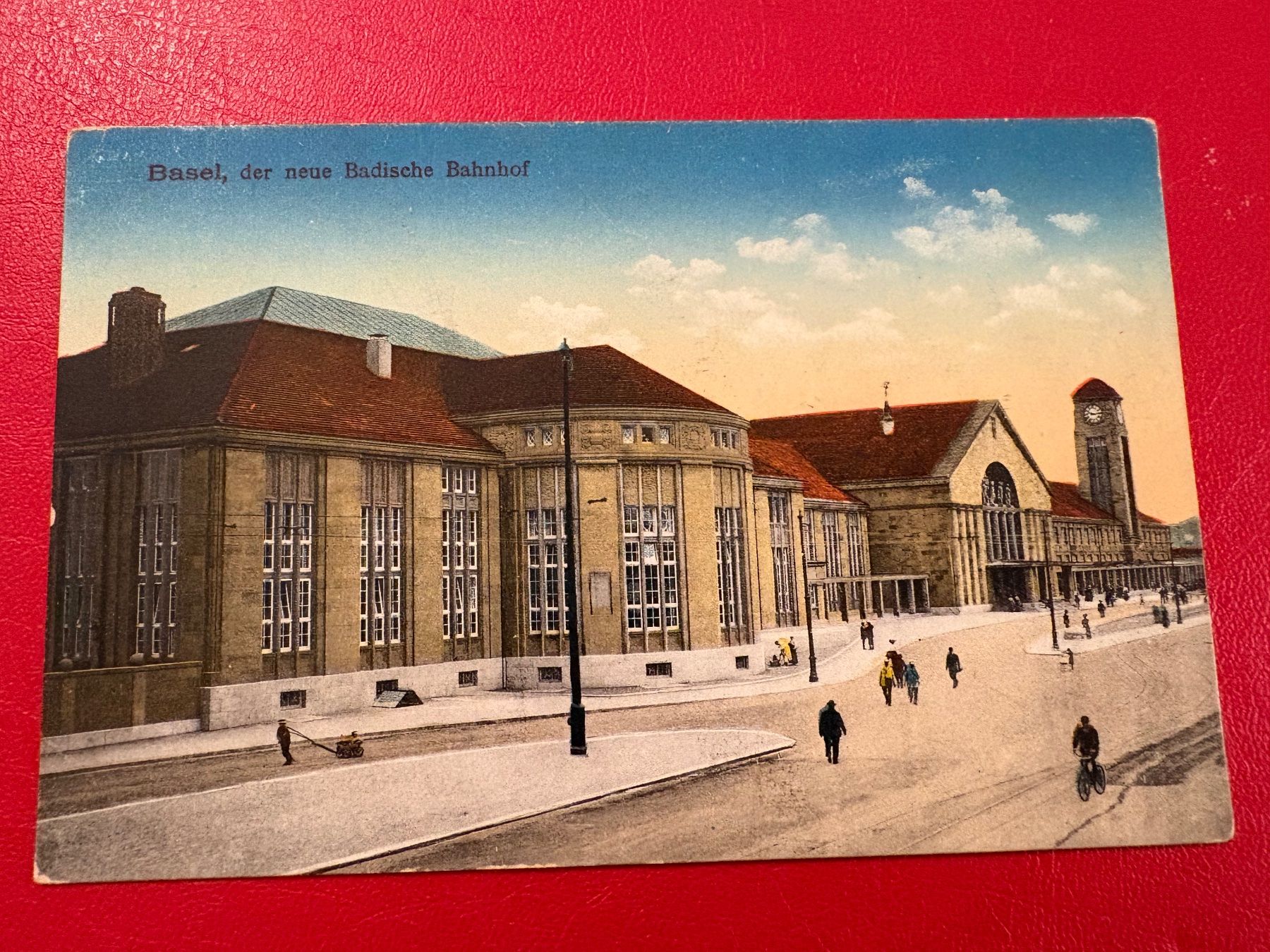 Cartoline postali: Basel - der neue Badische Bahnhof – Usato da St-Légier-La Chiésaz venduto da Theo005
