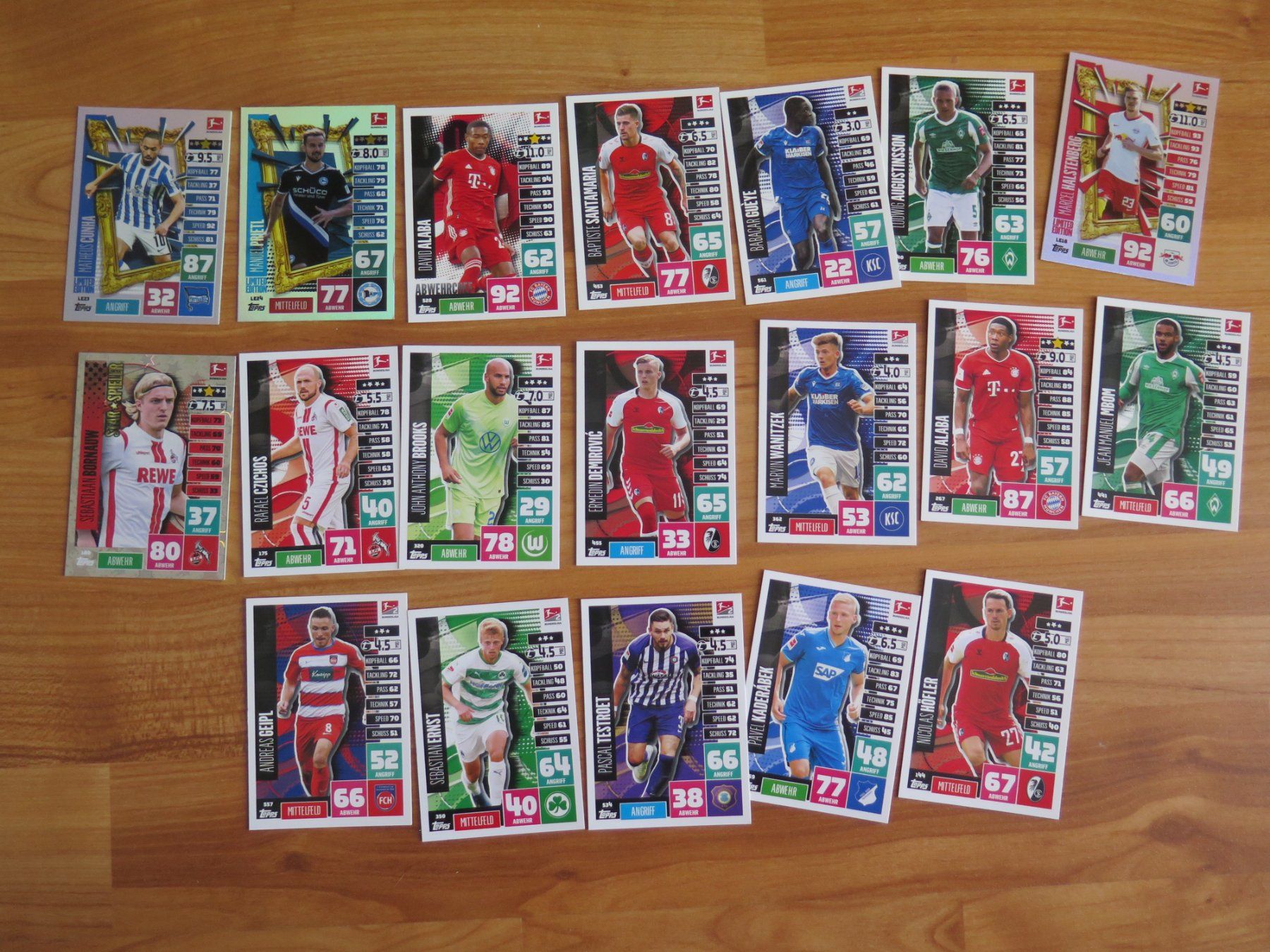 Sammelbilder & Trading cards: Fussballkarten Bundesliga – Gebraucht aus Rafz von JJPuu2
