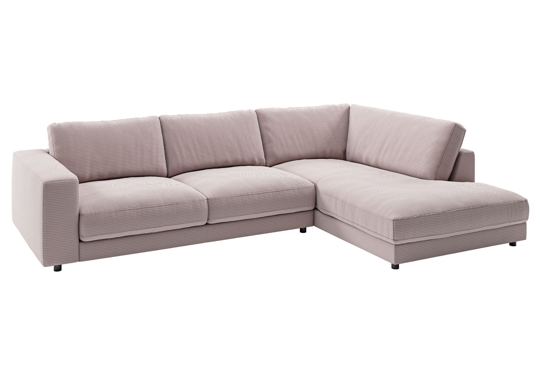 Divani: Ecksofa High End in Cord rosa Rechts – Nuovo e nell'imballaggio originale da Bischofszell venduto da deluxe-moebel 2