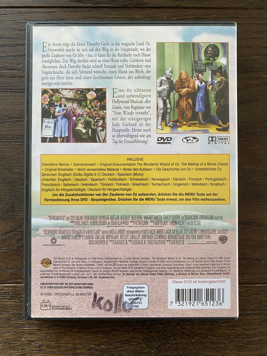 Tutti i DVDs: DVD Der Zauberer von Oz – Usato da Pfäffikon ZH venduto da aveo14 1