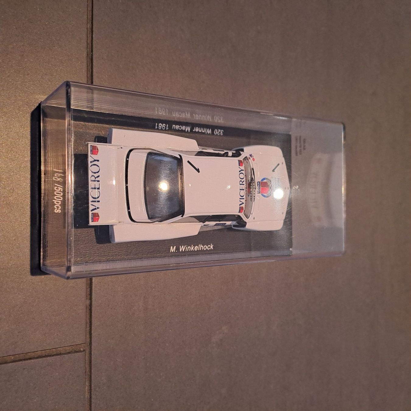 Modellini d'auto: Modellauto 320 Winner Macau 1981 M. Winkelhock 1/43 Limitier – Nuovo e nell'imballaggio originale da Horw venduto da Apolo750 4