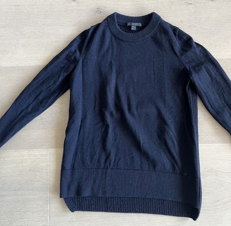 COS Wollpullover, dunkelblau, Grösse S