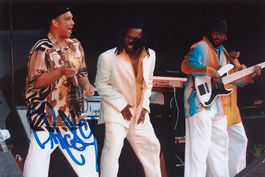 Al McKay Autogramm signiert Foto 13x18cm Earth, Wind & Fire