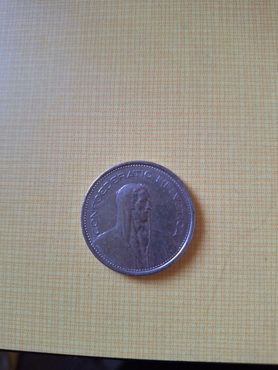 Pièce de 5 Francs Suisse 1968