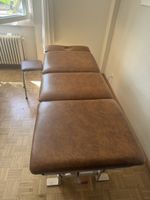 Massage-Liege SESAM/Physio Bett für Praxis/Studio & Hocker