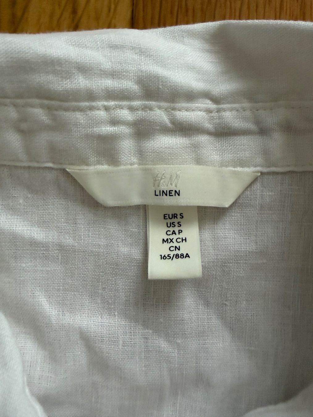 H&M Camicette: H&M Leinenhemd, weiss, Grösse S – Usato da Bern venduto da sar_56rd 2