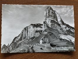 1945:  Alte Ansichtskarte Berg-Gasthaus Staubern SG, (1771m)