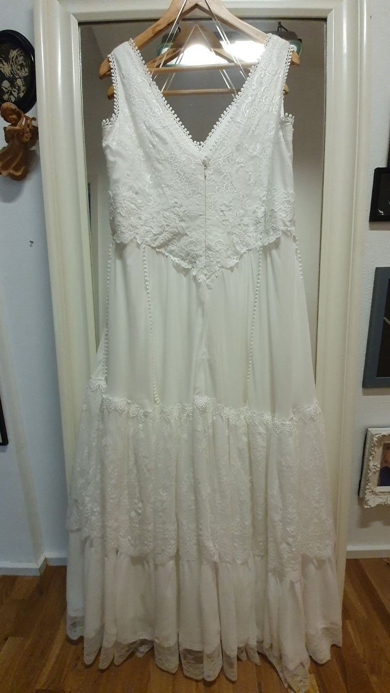 Vestiti: Brautkleid Hochzeitskleid Boho Style – Usato da Mauensee venduto da Rovertomcat 1