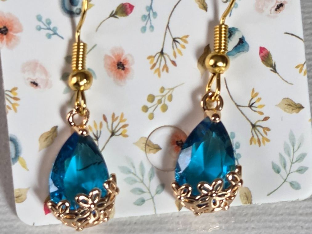 Orecchini pendenti & Orecchini a lobo: Ohrringe Modeschmuck Perlen Style Blau NEU – Nuovo (secondo la descrizione) da Weggis venduto da Leeclipse 2