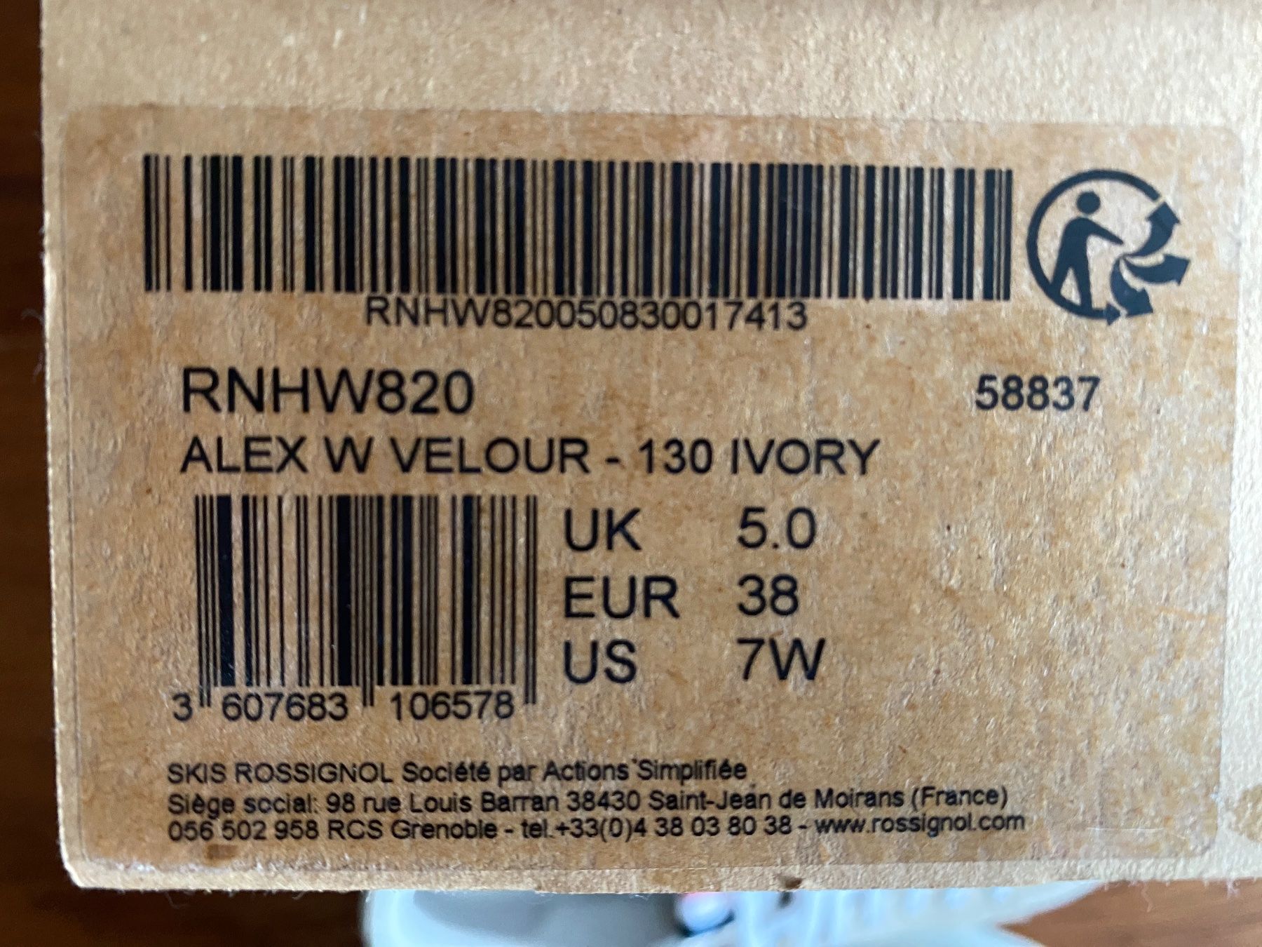 Scarpe da uomo: ROSSIGNOL, Sneaker Echtleder-Velour, Nubuk, Gr. 38 – Nuovo e nell'imballaggio originale da Tägerwilen venduto da 7orange11 3