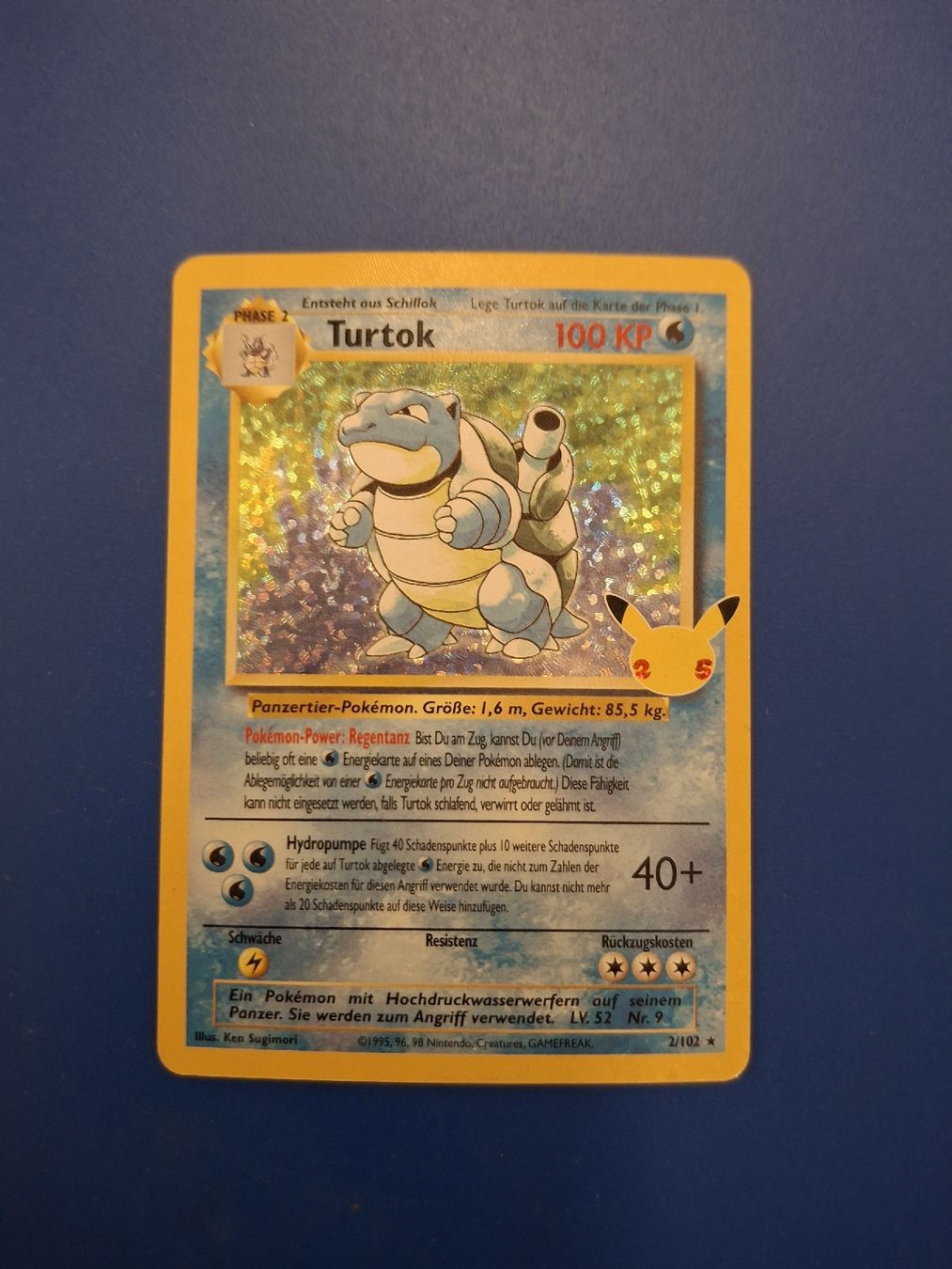 Pokémon Sammelbilder & Trading cards: Turtok 25th Anniversary 2/102 – Gebraucht aus Künten von die_zm8b