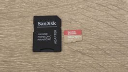 Carte MicroSD SanDisk Extreme 128 Go avec adaptateur